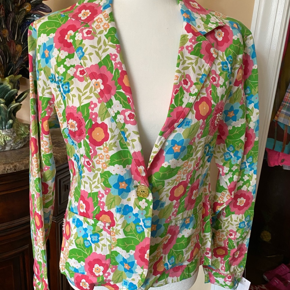 Floral Jacket NWT ladies large
